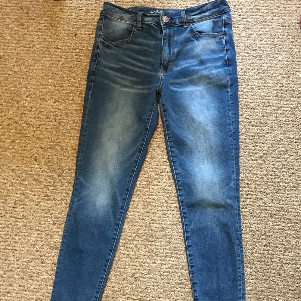 American Eagle 8 LONG Super Stretch Jeggings Jeans